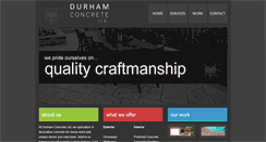 Desktop Screenshot of durhamconcrete.org