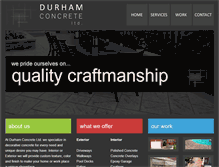 Tablet Screenshot of durhamconcrete.org